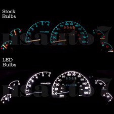 Dash Instrument Cluster Gauges White Led Light Kit Fits 95-03 Ford Ranger Trucks