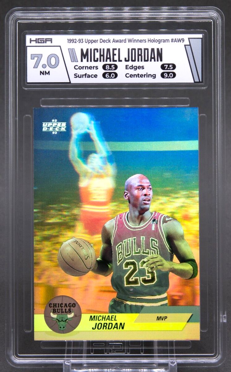 マイケルジョーダン　トレカホログラム 1992-93 Upper Deck - Award Winners Holograms Michael Jordan #AW9