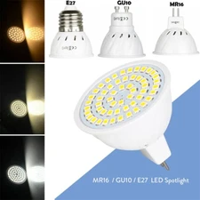 GU10 MR16 E27 LED Spotlight Bulb 2835 SMD AC110V 4W 6W 8W Energy Saving Lamp ERM