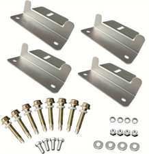 Solar Panel Mounting Z Bracket 1 Set New Design Flat Roof Wall 4 Piece Kit