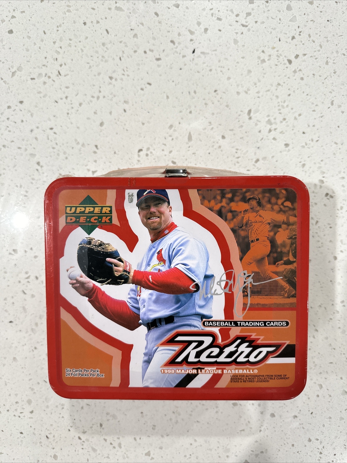 1998 Mark Mcgwire UPPER DECK RETRO SEALED LUNCH BOX 24 PACKS AUTOS Babe Ruth