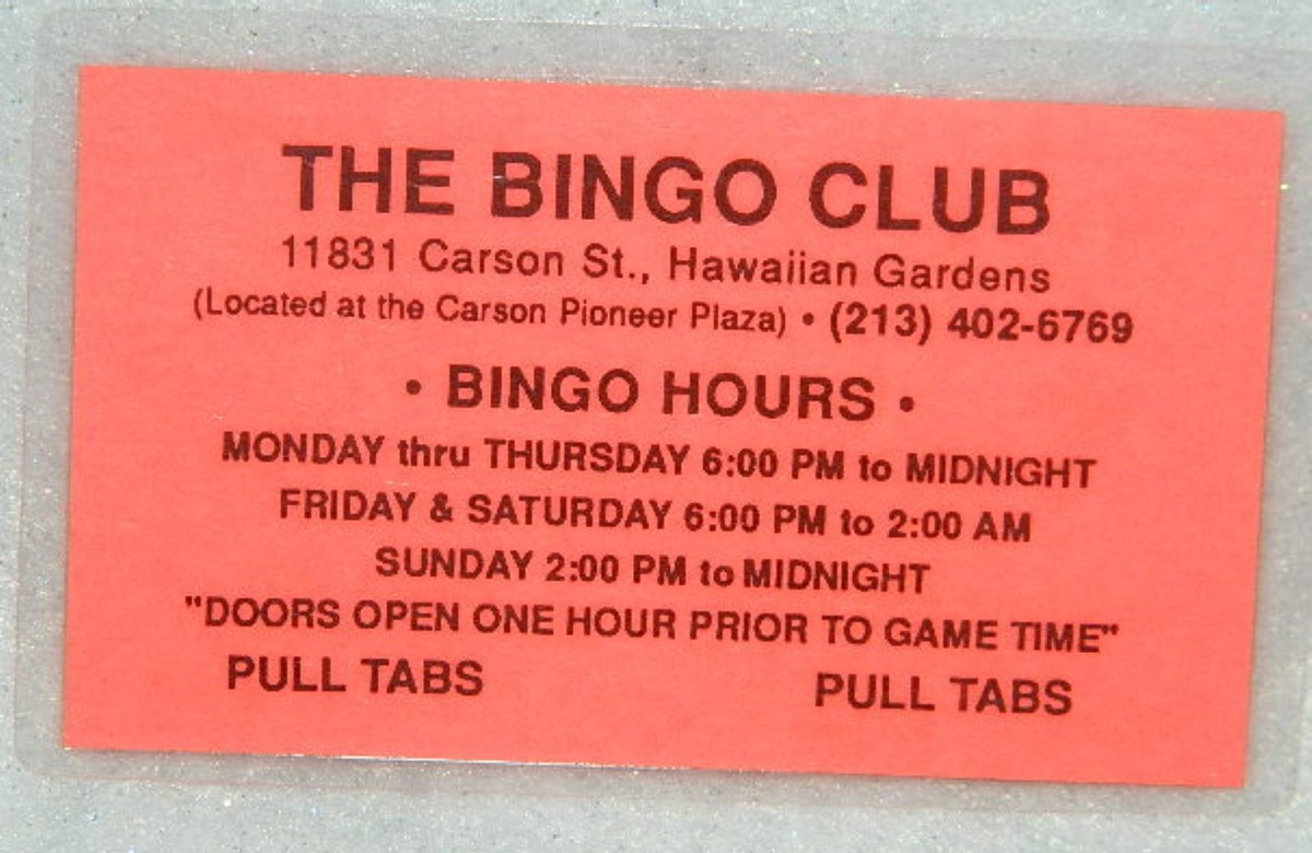 Hawaiian Garden Bingo Fasci Garden