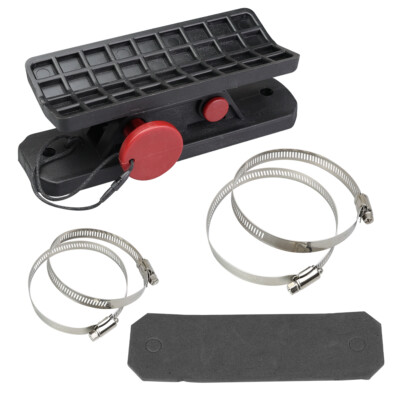(Black) Quick Release Aluminum Fire Extinguisher Holder Mount Bracket Roll Bar