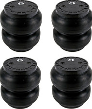 4 Ss7 Slam Bags Air Ride Suspension 7 Round 12npt Port Ss-7 Set Airbags