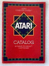 Atari 2600 VCS Catalog Manual - 45 Game Program Cartridges. MANUAL ONLY