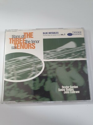 THE THREE TENORS  -  TITANS OF THE TENOR SAX       CD SINGLE
