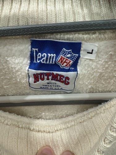 VTG 1994 Super Bowl XXVIII Georgia Dome NFL Bills Cowboys Sweatshirt Size Large - Picture 4 of 6