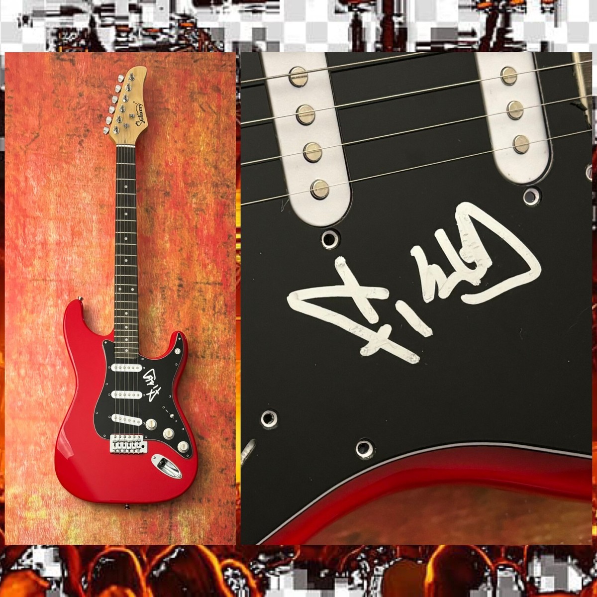 GFA Korn Band Bassist * REGINALD FIELDY ARVIZU * Signed Electric