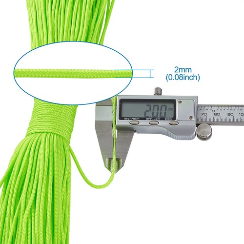 100m Polyester Spandex Cord Ropes Spandex Accessory Thread For Climbing Rope 2mm - Picture 109 of 300