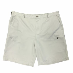 Izod Golf Shorts Men's Size 42 Beige Zip Pocket Athletic Quick Dry Flat Front | eBay
