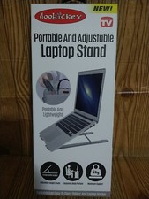 SKU030- Portable Laptop Stand Adjustable Foldable Notebook Tablet by Doohickey