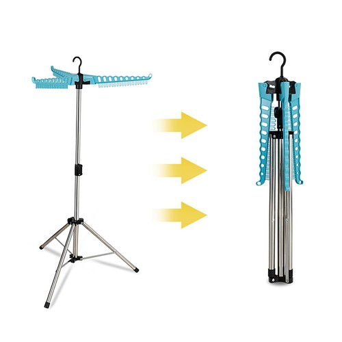 Klappbar Wäscheständer FaltKleiderständer Platzsparend 3 Arme für