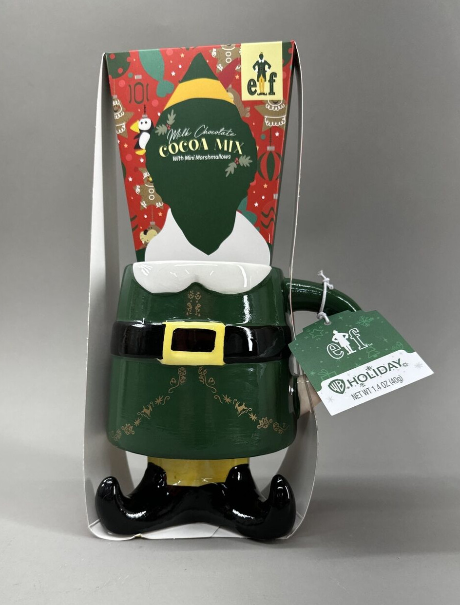 Buddy The Elf Christmas Movie " Feet " Mug Cocoa Gift Set  L