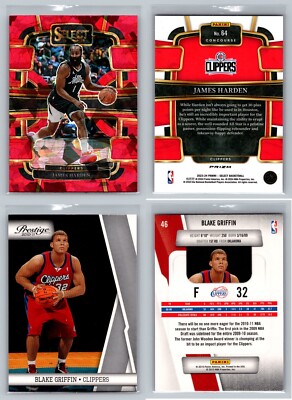 Los Angeles Clippers Lot of 39 Basketball Cards - Stars, Rookies, Inserts, Base