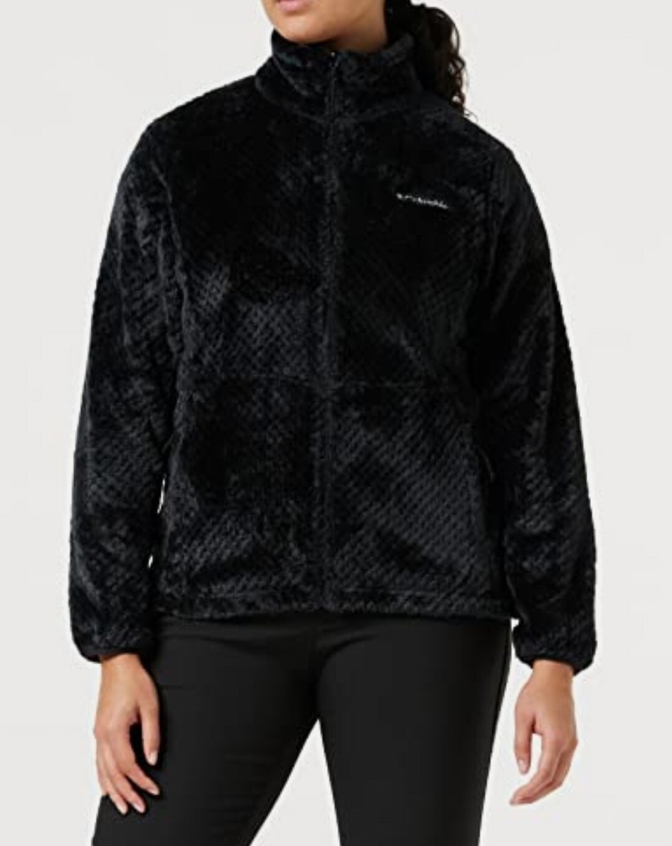 Columbia Womens 2X BUGABOO II Fleece Interchange JACKET Black 2XL XXL Coat
