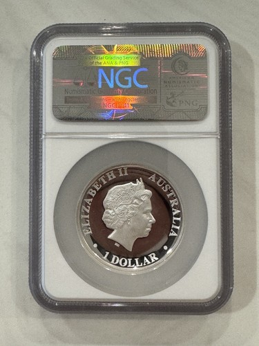 2014P Australia S$1 Koala High Relief NGC PF69 Ultra Cameo, 1 of 1st 2000 Struck - Picture 2 of 2