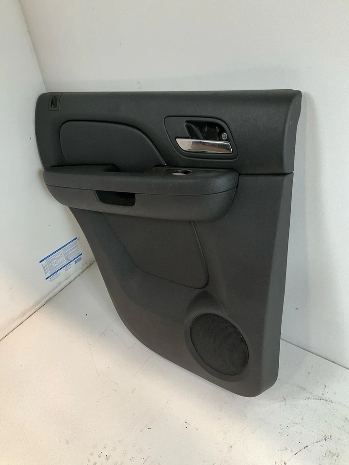 Panel de moldura de puerta trasera Chevy Tahoe 2007-2013 lado izquierdo del conductor con interruptor de ventana OEM Foto 4 de 4