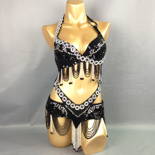 2023  Belly dance clothing bra+belt 2 pieces/set of dance clothing - Picture 1 of 32