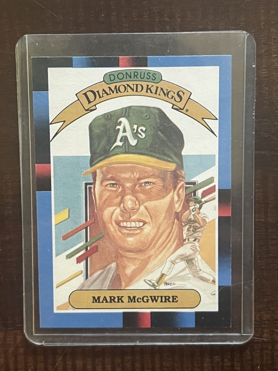 1987 Donruss Diamond Kings Mark McGwire No. 1 Error Card | eBay