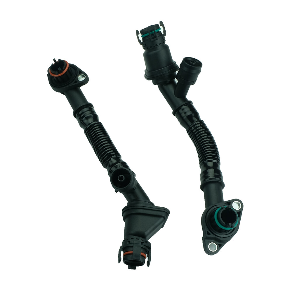 Left&Right Crankcase Vent Hoses for BMW 550i 650i 750i 750Li B7 X5 X6