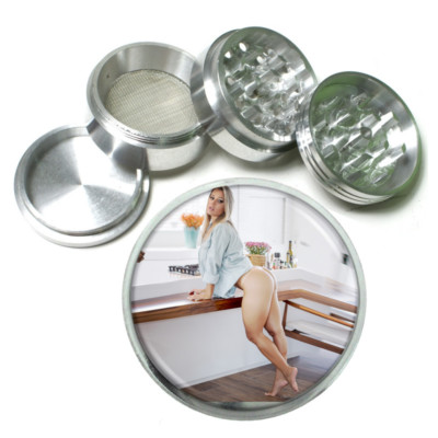 Latina Pin Up Girls D12 Aluminum Herb Grinder 2.5'' 63mm 4 Piece