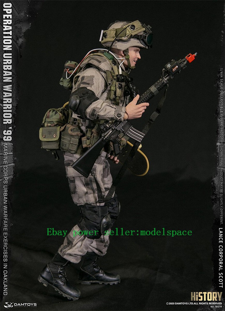 DAMTOYS 1/6 Marine Corps Exercise Sergeant Major Cruise Soldier
