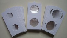 CONFEZIONE 25 OBLO DA PINZARE PER MONETE FINO 20,0 MM