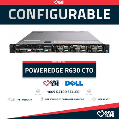 Dell PowerEdge R630 8SFF CTO Rack Server
