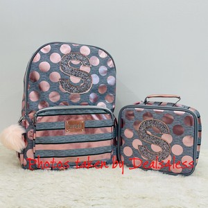 justice gold backpack