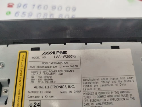 IVAW200RI Sistema Audio/Radio Cd para HYUNDAI SONATA (NF) 2007 431558 - Imagen 4 de 10