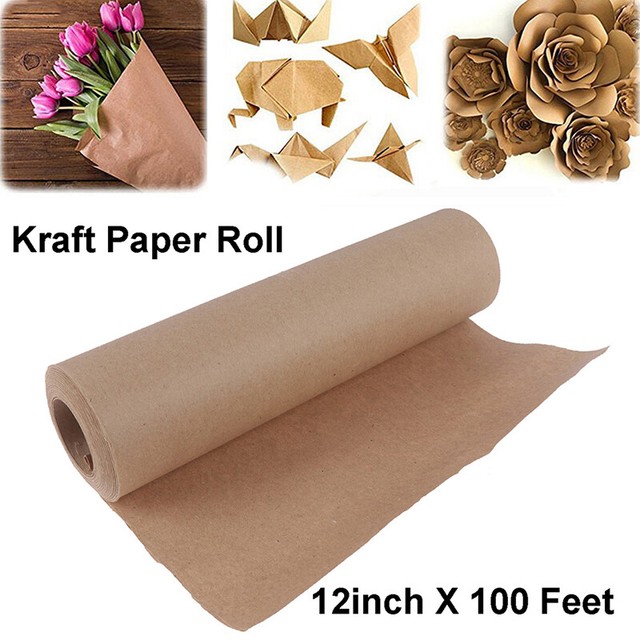 Ruspepa White Kraft Paper Roll 30 Inch X 100 Feet Recycled For Ruspepa White Kraft Paper Roll 30