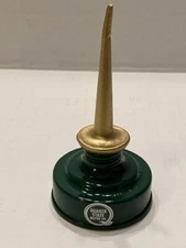 QUAKER STAT E Vintage Pump OIL CAN Gasoline Station Gas Motor Car Garage MINI