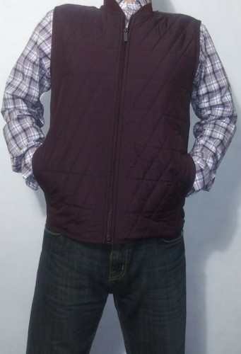 NWT Perry Ellis Mens Quilted Front Outerwear Vest three colors Size S, M, L, XL. - Picture 12 of 30