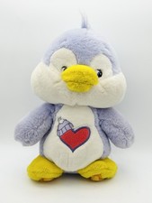 Vintage 2004 Care Bear Cousins Cozy Heart Penguin Plush 11” Play Along H2