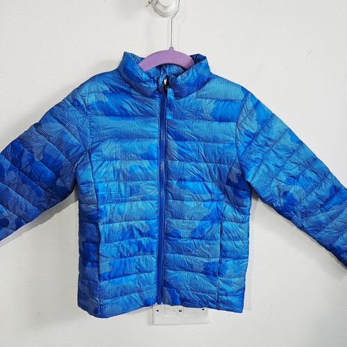 Land's End Kids Size S Insulated Puffer Jacket Blue Winter Snow Primaloft NWT - Picture 2 of 7