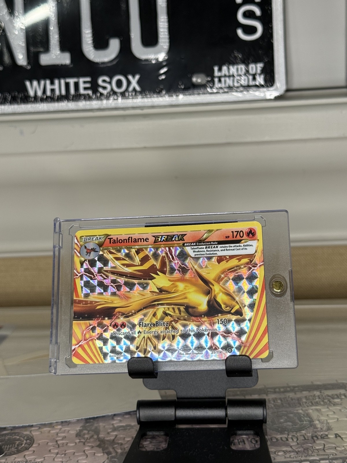 Talonflame BREAK 21/114 XY - Steam Siege Holo