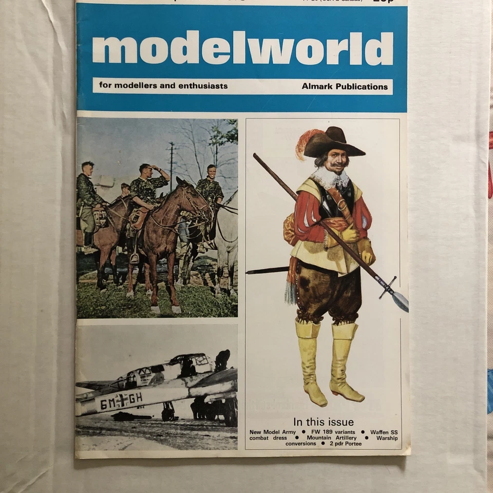 1970s 5 Issue Lot UK Modelworld Hobby Magazine miniature war military army plane - Image 2 of 4