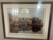 Edwin Haas   Honfleur  Numbered Signed Print,...