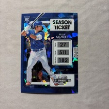 2022 Chronicles Contenders Optic Blue Ice Prizm /25 Seiya Suzuki #2 Rookie RC