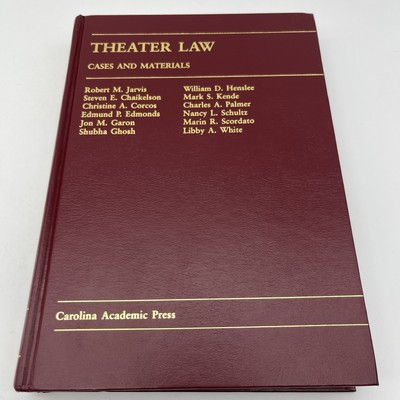 Theater Law Cases And Materials 2004