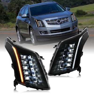 キャデラック　4灯フェイス For Cadillac SRX 2010-2016 Combo LED Headlight High Low Beam DRL