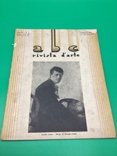 ABC RIVISTA D’ARTE N°6 1933 GIACOMO GROSSO WALT DISNEY PAOLO UCCELLO BIBIENA 
