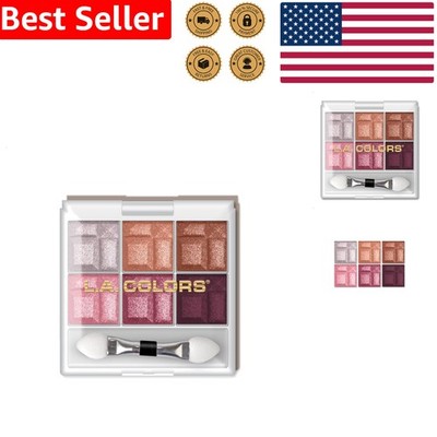 6 Color Eyeshadow, Easy Blendable Formula, All Skin Types, Shimmery Matte Finish