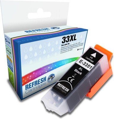 3 schwarze XL Tintenpatronen für Epson Expression Premium XP-530, XP-635, XP-7100