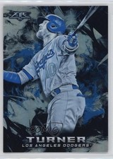 2018 Topps Fire Blue Chip Justin Turner #182 b4d