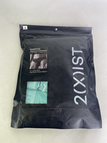 2xist Cotton Stretch 4 Pack Low Rise No Show Briefs Underwear Mens Size S - Picture 3 of 4
