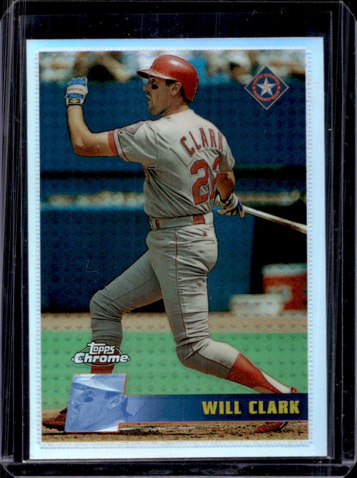 1996 Topps Chrome Will Clark Refractor #118 Rangers
