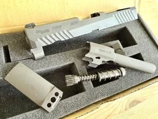 (RARE) Mafioso - Stainless Steel Slide Set For VFC/SIG AIR P320 M18 GBB (BLACK) 