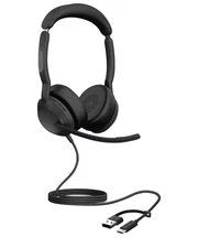 Jabra Evolve2 50 Wired Stereo Headset Air Comfort Technology, Noise-cancelling M