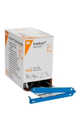 3M Scotchcast Quick Step Double Sided Felt Padded Splint Roll 2'' x 15'